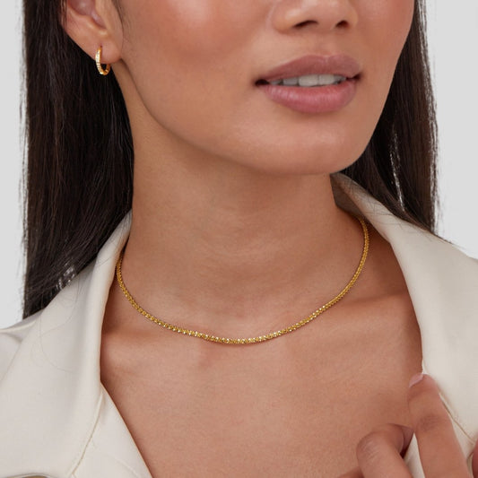 Kai 18K Goldhalskette Alma