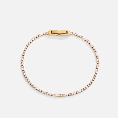 Kiera Gold Pink Kristall Armband Alma