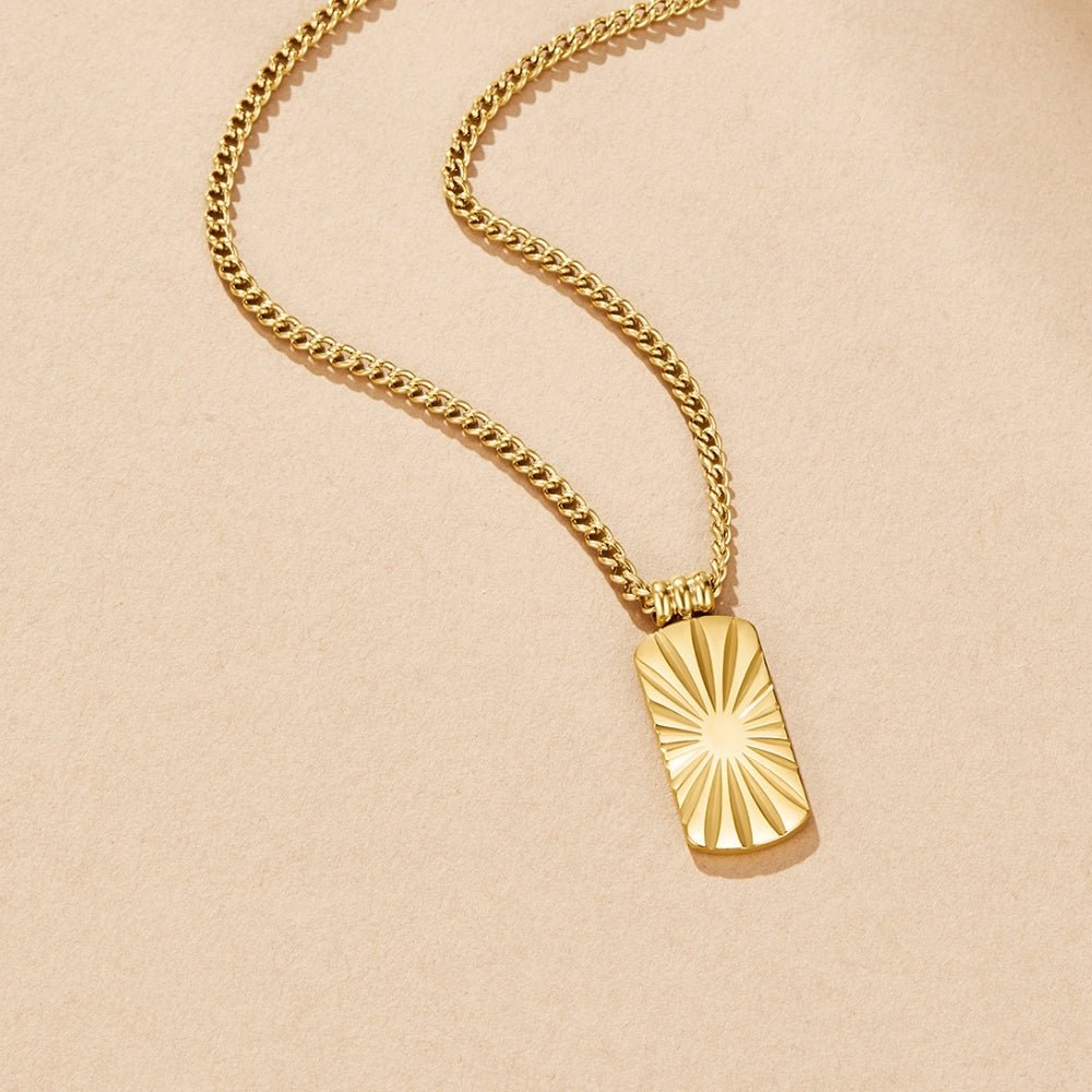Kiya Gold Pendant Halskette Alma