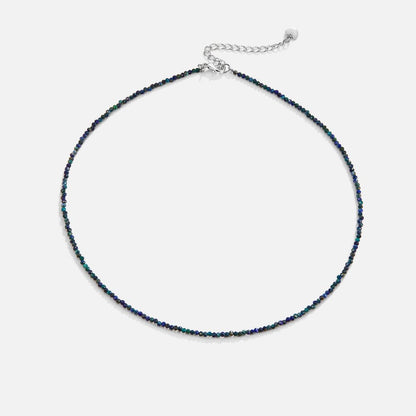 Lapis Lazuli Perlen Stein Halskette Alma
