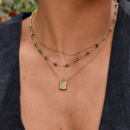 Lara Vintage Goldhalskette Alma