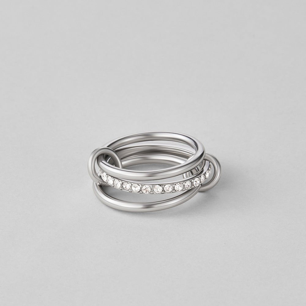 Mehrlagige Kaili Silber Ring Alma