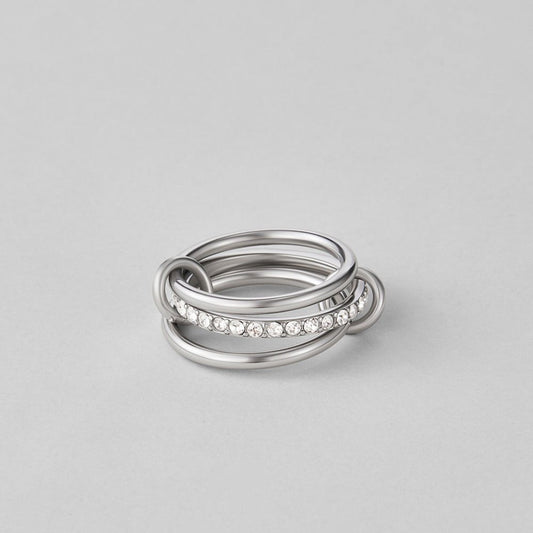 Mehrlagige Kaili Silber Ring Alma