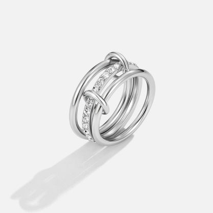Mehrlagige Kaili Silber Ring Alma