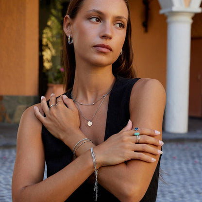 Mehrlagige Silber Alia Armband Alma