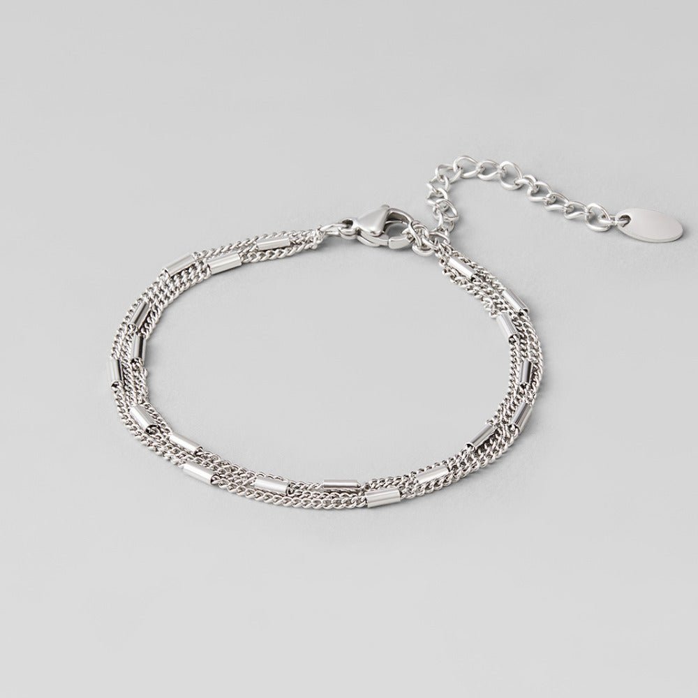 Mehrlagige Silber Alia Armband Alma