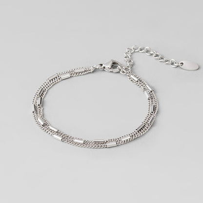 Mehrlagige Silber Alia Armband Alma