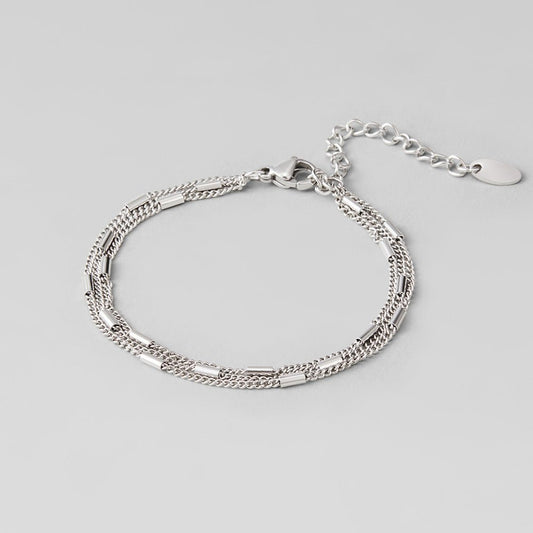 Mehrlagige Silber Alia Armband Alma