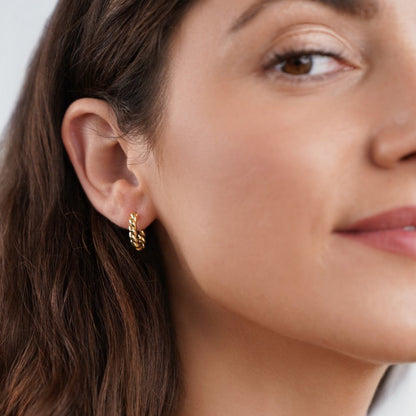 Layla Gold Twist Ohrringe Alma