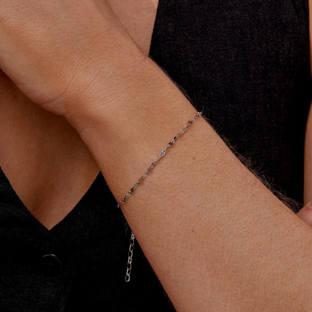 Leila Silber Ketten Armband Alma