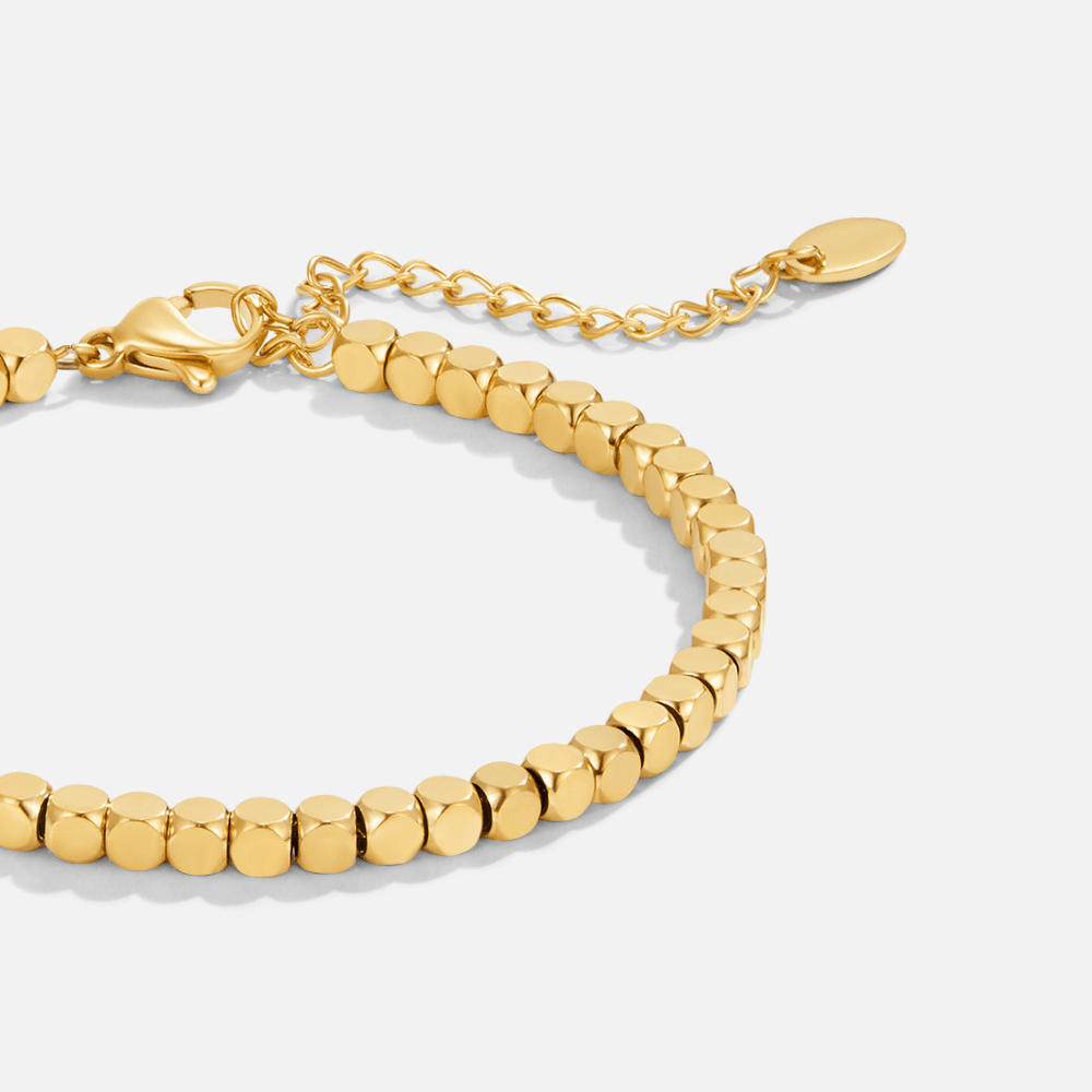 Lexi 18K Gold Cube Armband Alma