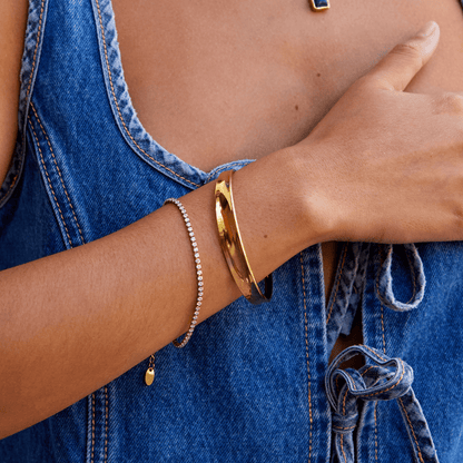 Leyla 18K Gold Armreif Alma