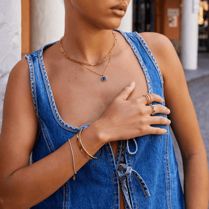 Leyla 18K Gold Armreif Alma
