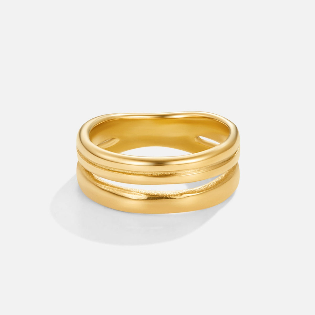 Lia Mehrlagige Goldring Alma