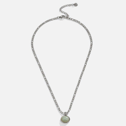 Liza Jade Pendant Silber Halskette Alma