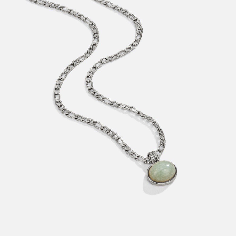 Liza Jade Pendant Silber Halskette Alma