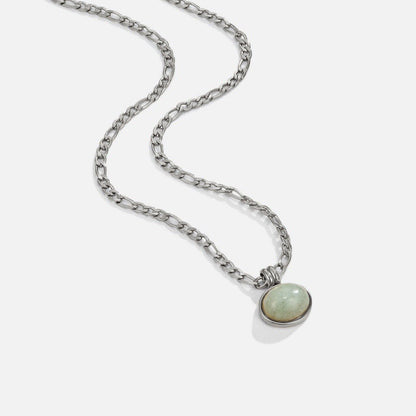 Liza Jade Pendant Silber Halskette Alma