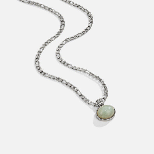Liza Jade Pendant Silber Halskette Alma
