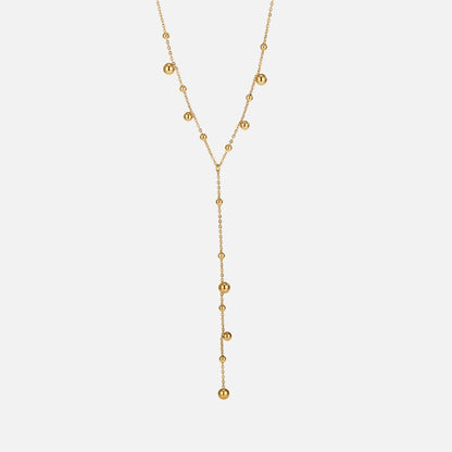 Lovi Gold Beads Tassel Halskette Alma