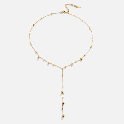 Lovi Gold Beads Tassel Halskette Alma