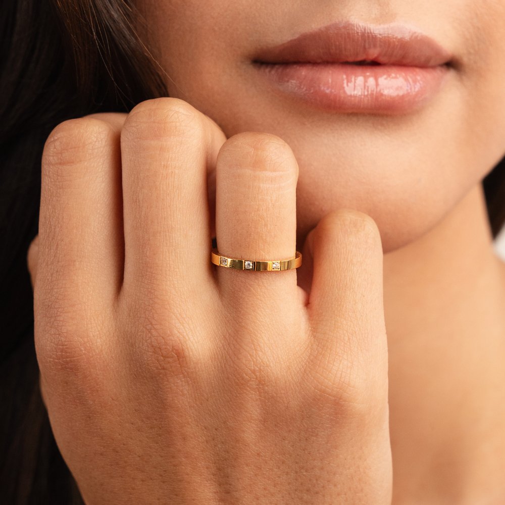Lucia Kristall Ring Alma