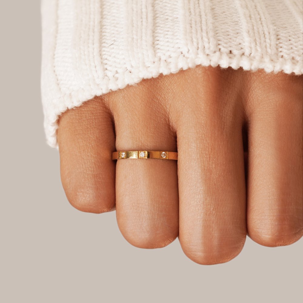 Lucia Kristall Ring Alma