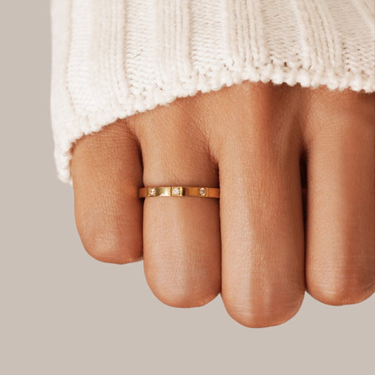 Lucia Kristall Ring Alma