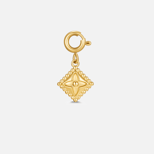 Lucky Gold Klee Blatt AnhäNger Alma