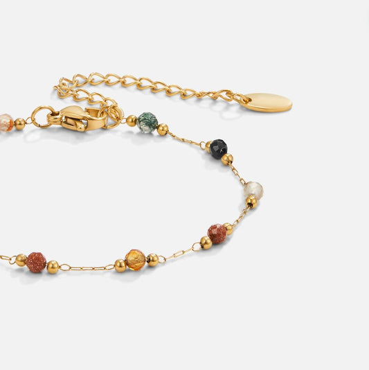 Lulu Perlen Stein Armband Alma