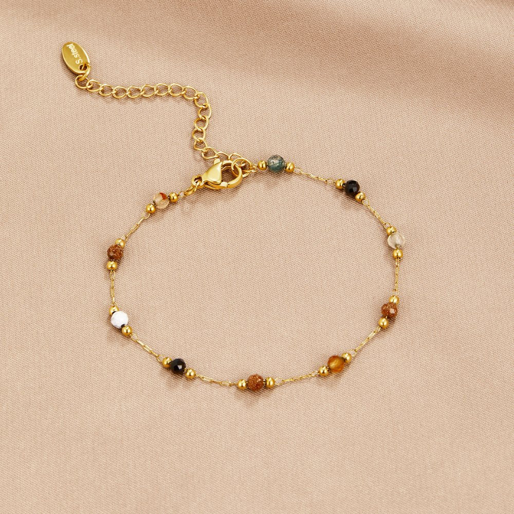 Lulu Perlen Stein Armband Alma