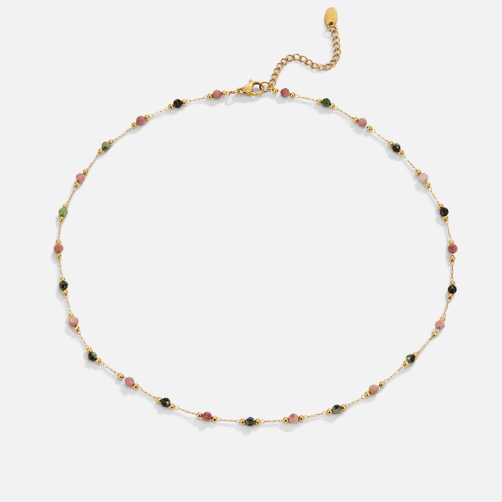 Lulu Spring Perlen Stein Halskette Alma