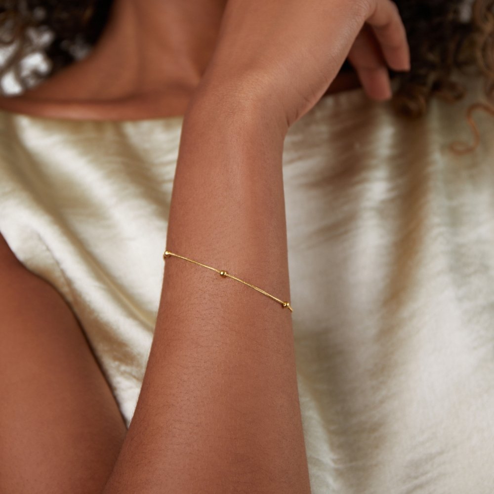 Luna Gold Perlenarmband Alma