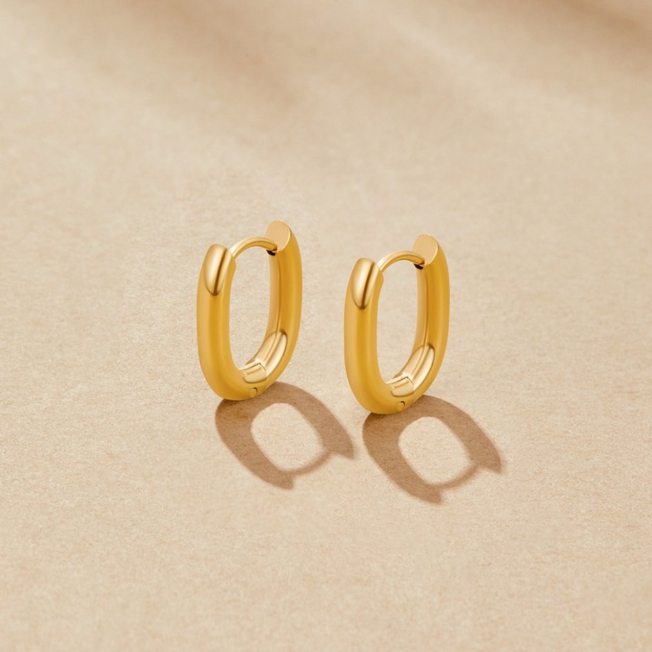 Madison Gold Creolen Ohrringe Alma