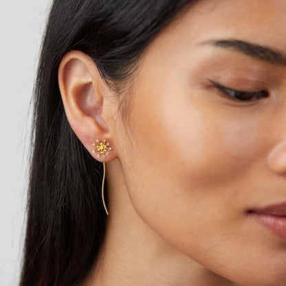 Make A Wish Dandelion 18K Goldohrringe Alma