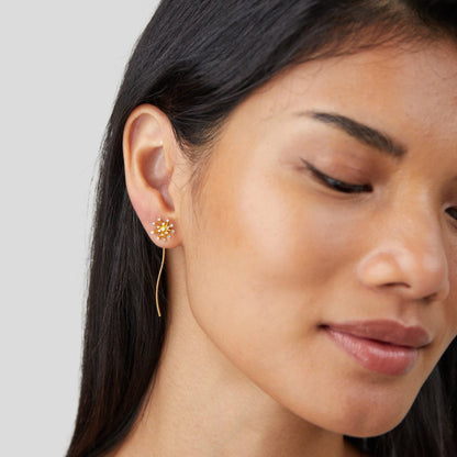 Make A Wish Dandelion 18K Goldohrringe Alma