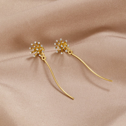 Make A Wish Dandelion 18K Goldohrringe Alma