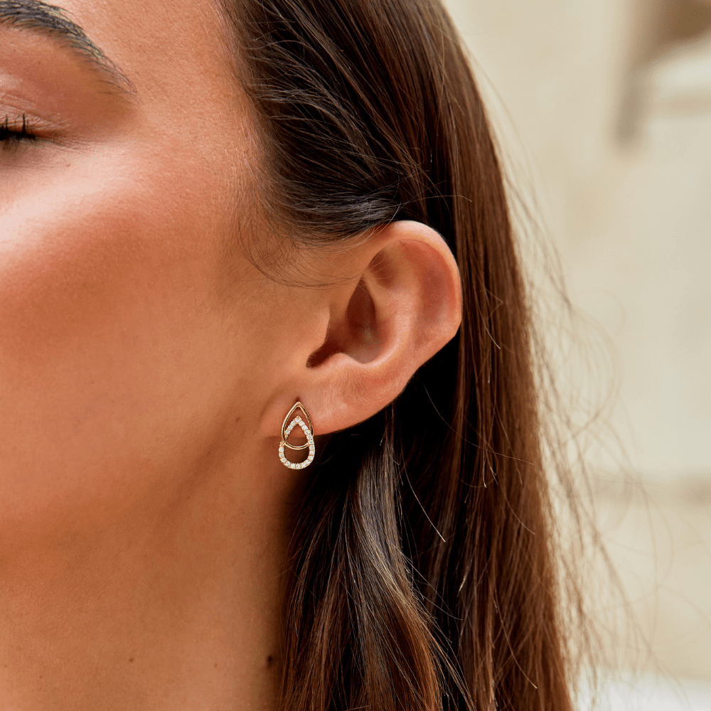 Mara Teardrop Glieder Ohrringe Alma
