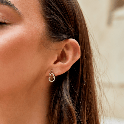 Mara Teardrop Glieder Ohrringe Alma