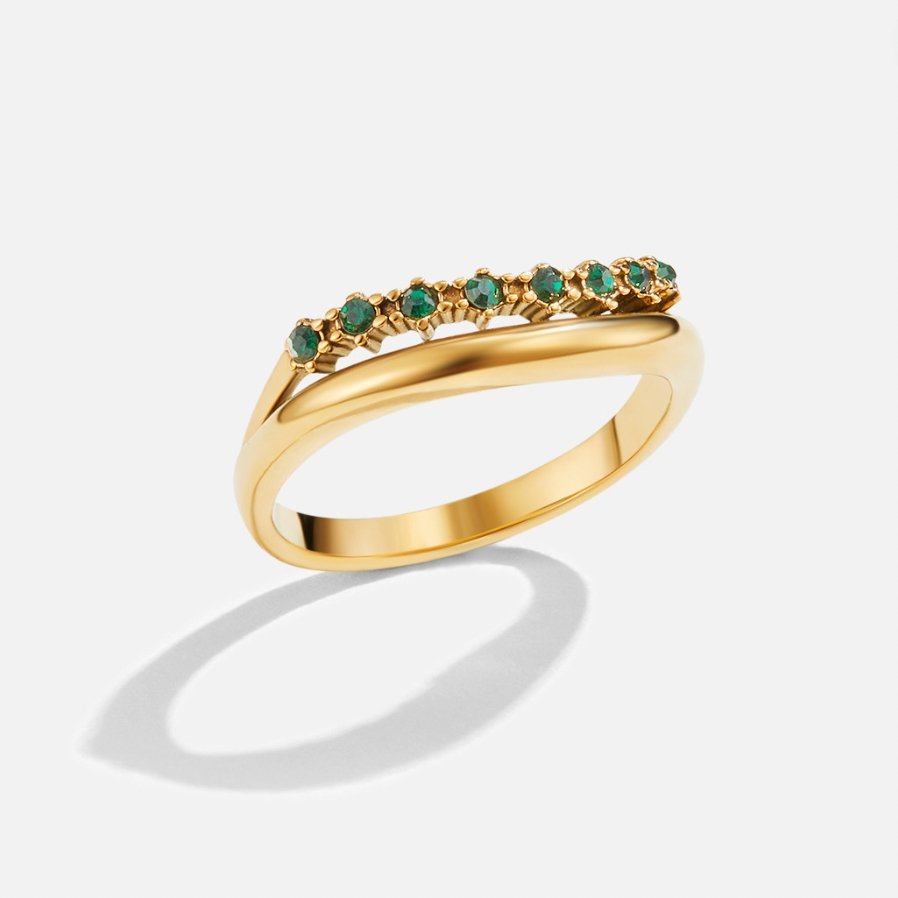 Marissa Smaragd Green Mehrlagige Ring Alma