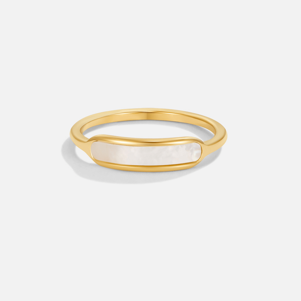 Maya Perlen White Ring Alma