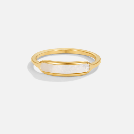 Maya Perlen White Ring Alma
