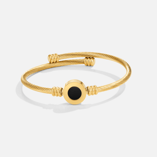 Melinda Gold Rotatable Armreif Alma