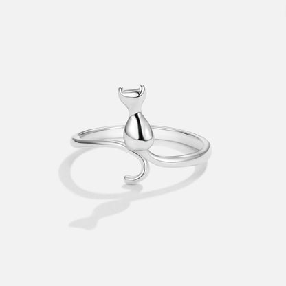 Midnight Cat Silber Ring Alma
