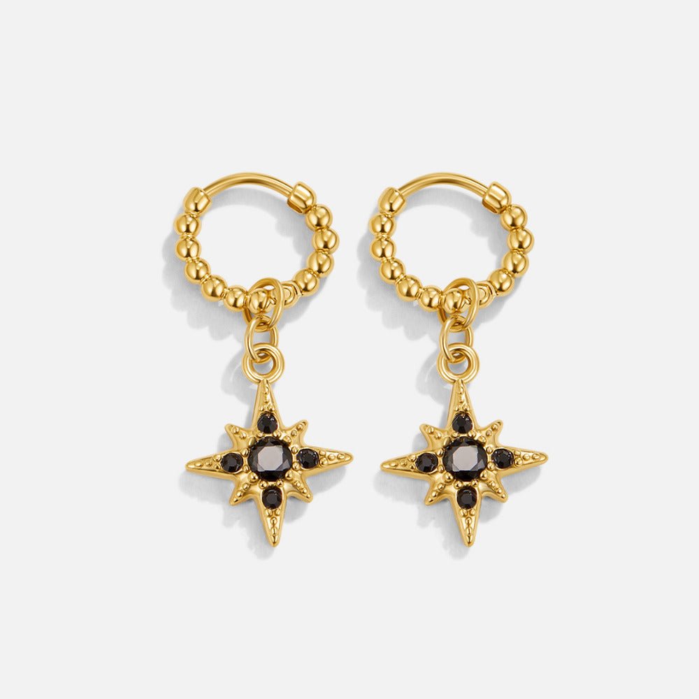 Midnight Luxe Tropfen Creolen Ohrringe Alma