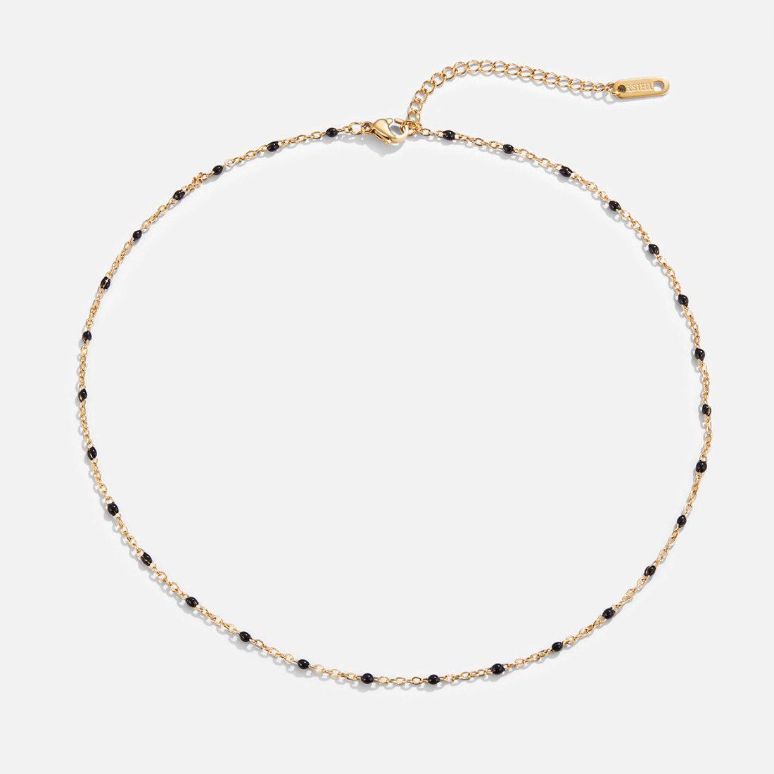 Mila Black Perlenhalskette Alma