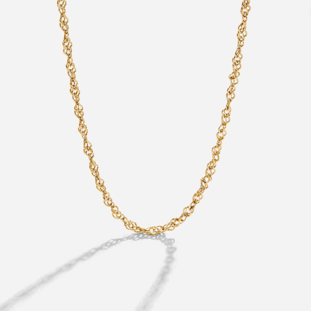 Mila Twist Gold Ketten Halskette Alma