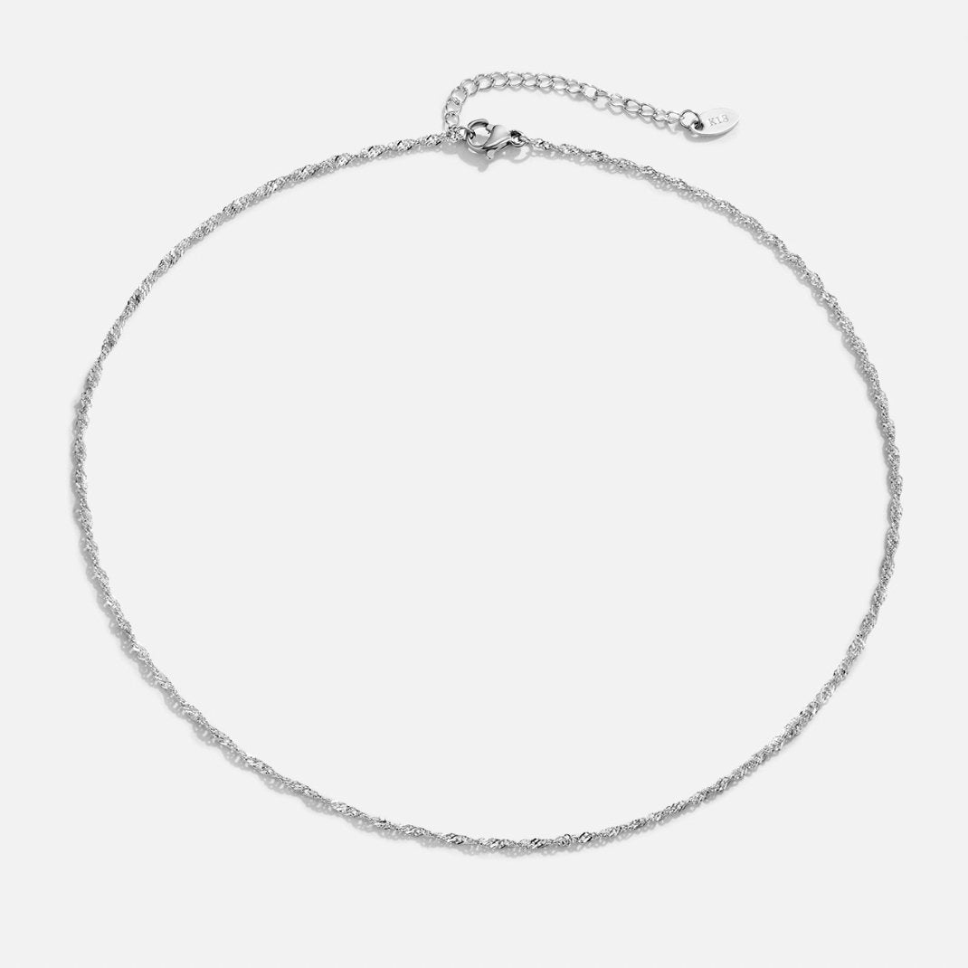 Mila Twist Silber Ketten Halskette Alma