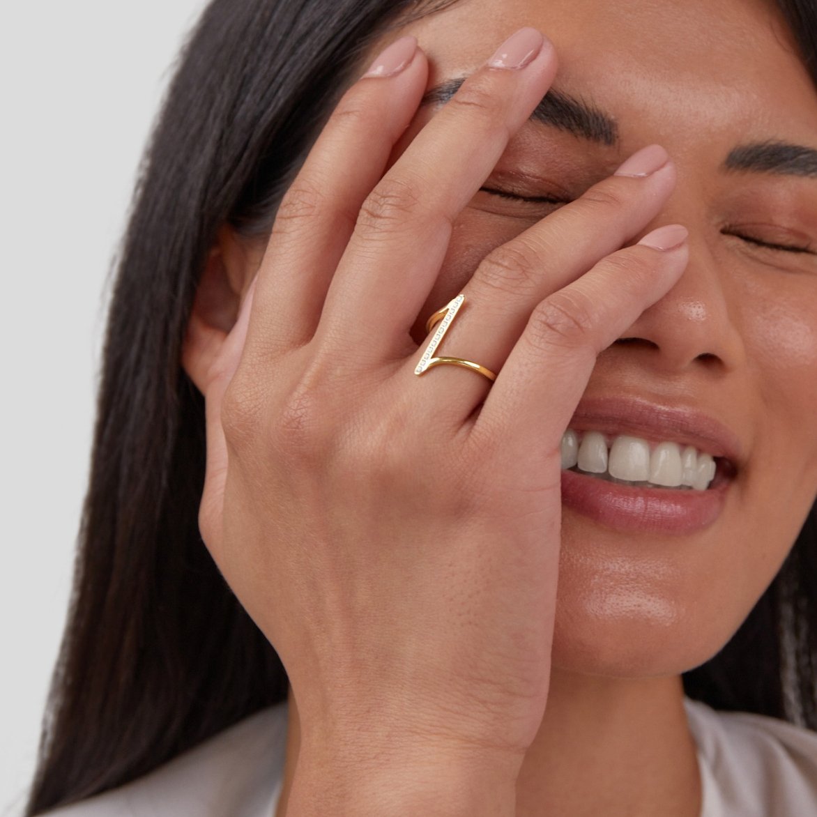 Mila Gedreht Goldring Alma