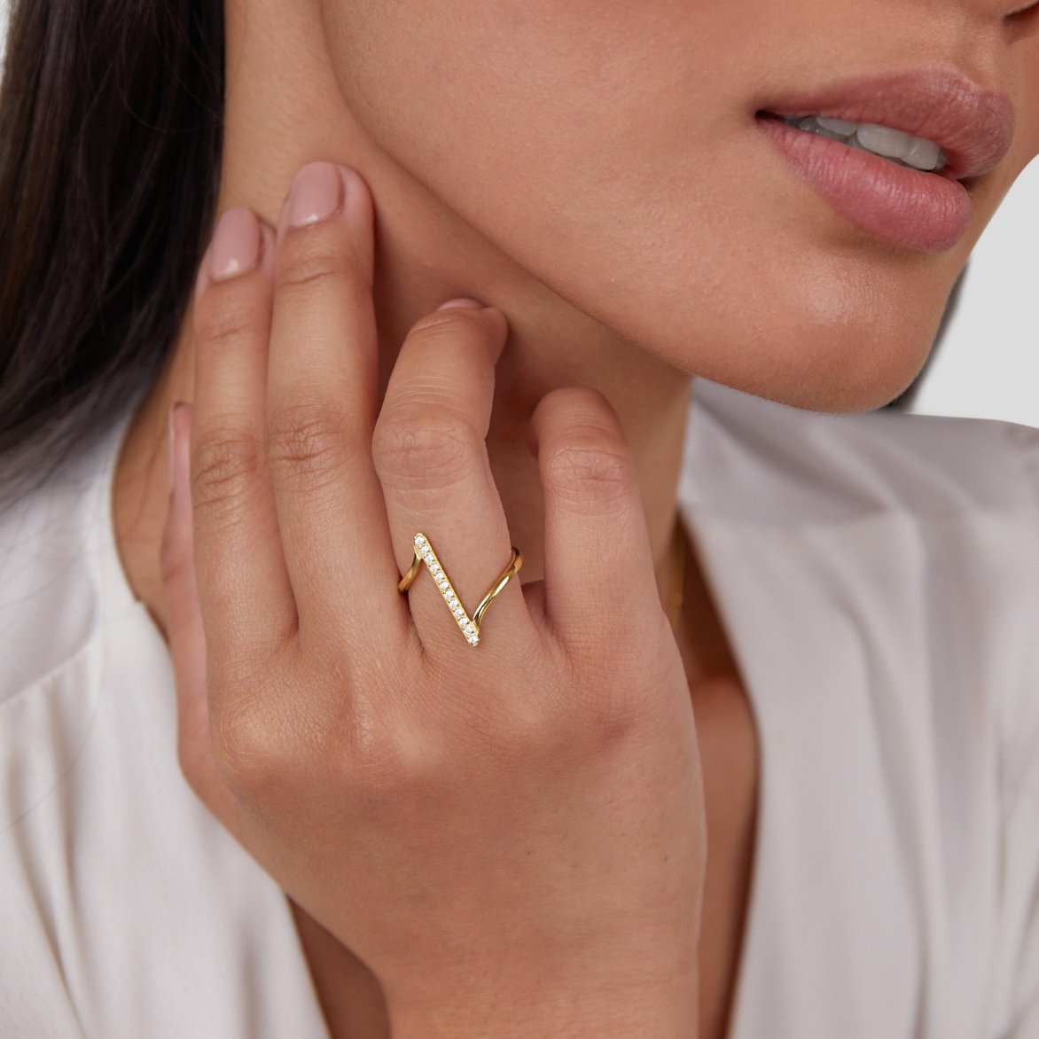 Mila Gedreht Goldring Alma