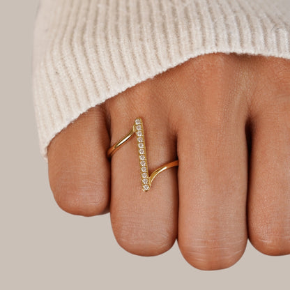 Mila Gedreht Goldring Alma